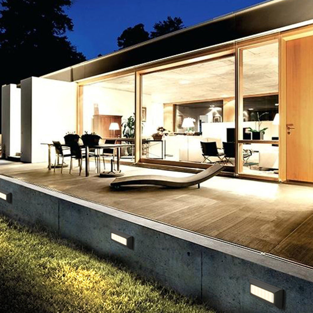 Ray Rectangular Outdoor Deck & Step Light, 2 Color
