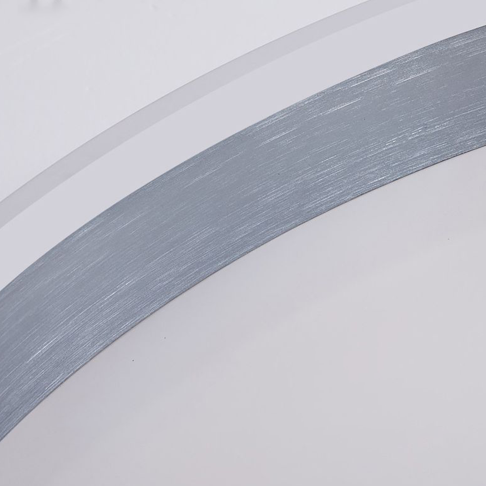 Arisha moderni rengasmetallinen plafondi, hopea