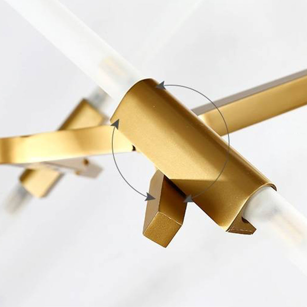 Arisha modern roterbar pendellampa, 2 färger