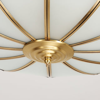 Renée Design Rund Blommor LED Taklampa Metall Mässing Sovrum/Vardagsrum