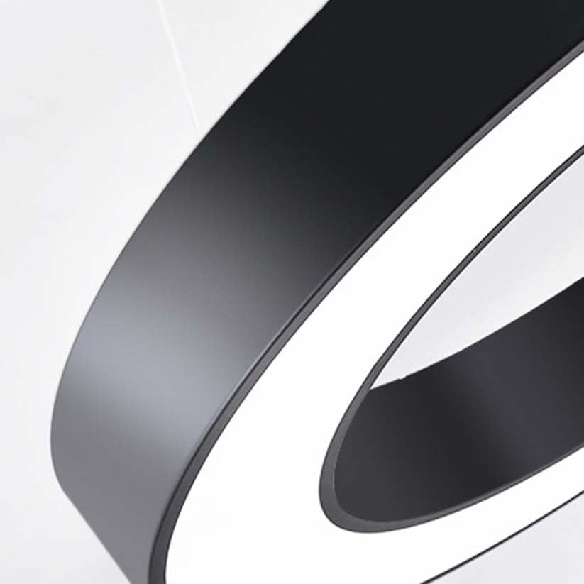 Arisha minimalistisk ringformad taklampa, sovrum