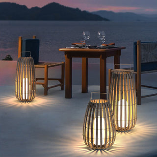 Orr Design Solcell Rotting Glas LED Golvlampa Utomhus Trädgård