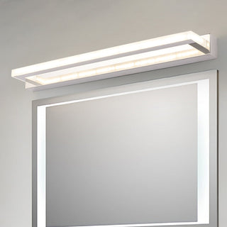 Leigh Snygga LED Lång Rektangulär Vägglampa Minimalistisk Metall Vit Sovrum/Vardagsrum/Badrum