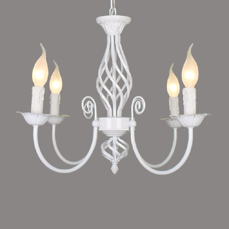 Silva retro pendellampa med ljus, metall/glas, svart/vit, restaurang