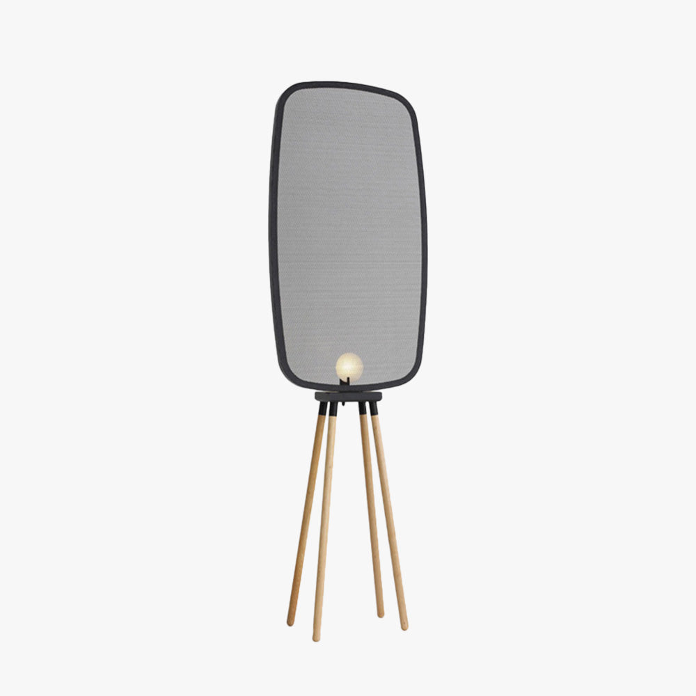 Cooley minimalistisk gulvlampe med moderne design, metal og træ