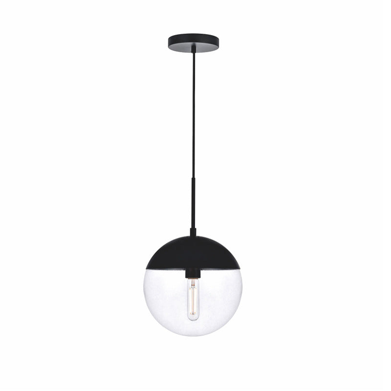 Hallie moderne pendellampe i metal og glas til stuen, spisestuen eller soveværelset