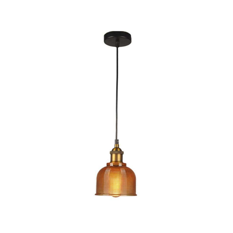 Valentina art deco-pendellamper i farvet glas