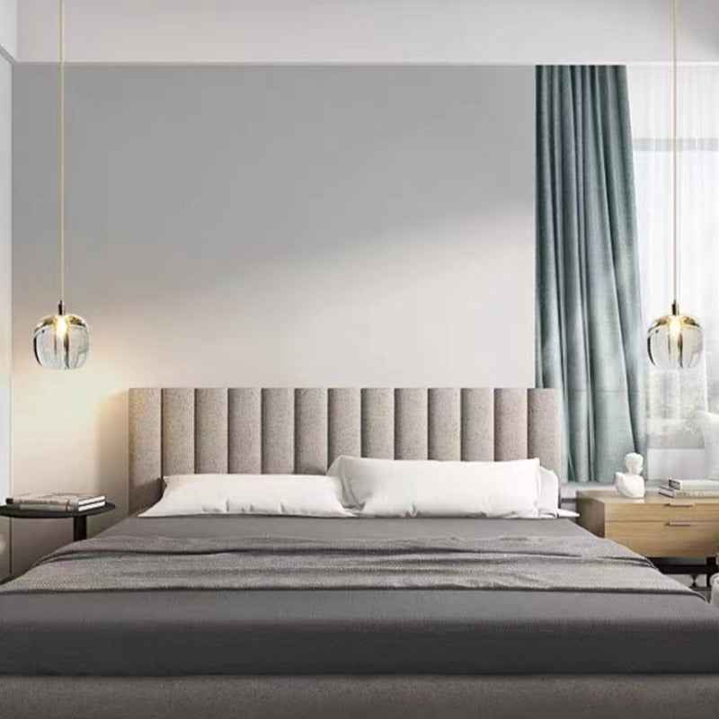 Valentina modern LED-pendellampa i bubbligt glas, bärnstensfärgad/genomskinlig/grå