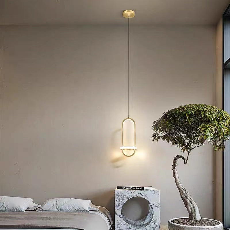 Arisha Modern Minimalist LED Ring Pendant Light Bedsides