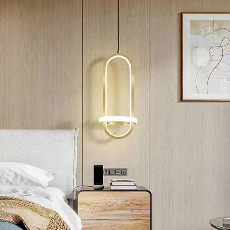Arisha Modern Minimalist LED Ring Pendant Light Bedsides