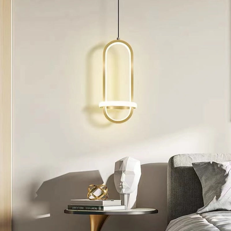 Arisha Modern Minimalist LED Ring Pendant Light Bedsides