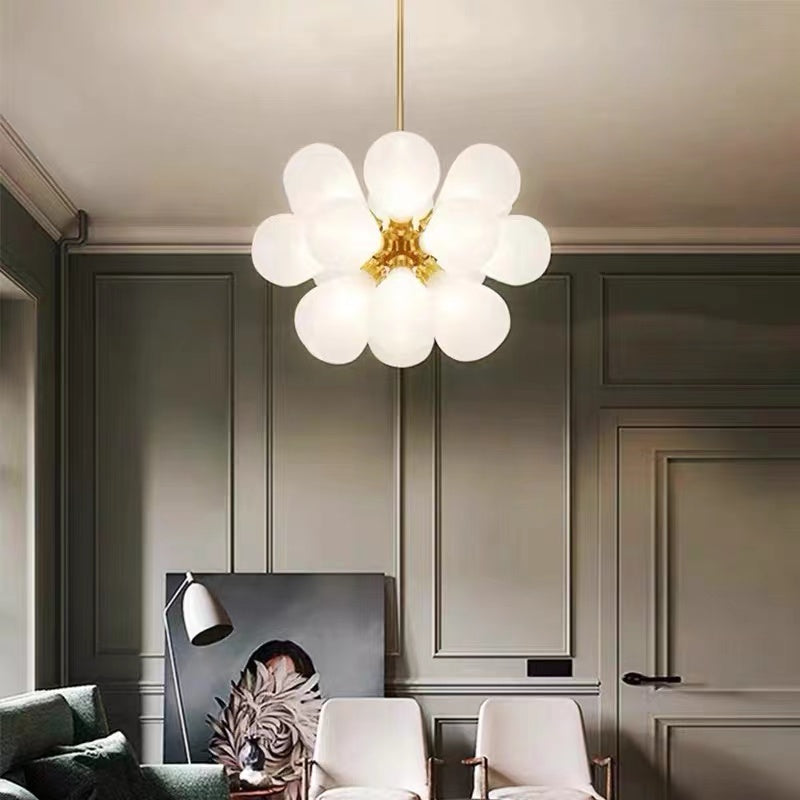 Valentina Chic Clustered Glass Bubble Pendant Light
