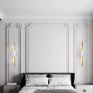 Alana Modern LED Vägglampa Metall/Marmor Svart/Guld/Grön Vardagsrum/Sovrum