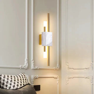 Alana Modern LED Vägglampa Metall/Marmor Svart/Guld/Grön Vardagsrum/Sovrum