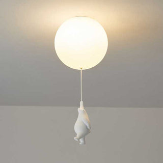Fateh Design Ballong Björn LED-Armatur Vit Harts/Akryl Plafond