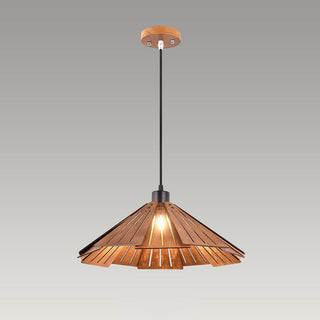 Samuels Pendellampa Metall/Trä Retro LED Design Sovrum
