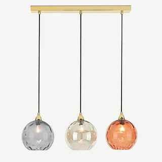 Hailie Färg Glas Pendellampa Klot Vardagsrum/Matsal/Sovrum