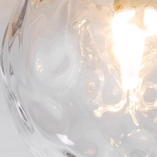 Valentina Modern Glob Metall Glas LED Taklampa Hall Vardagsrum