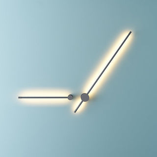 Edge Minimalistisk Roterande Linjär Vägglampa Utomhus