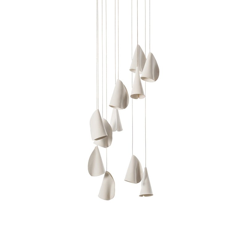 Olshaion geometrisk keramisk taklampa