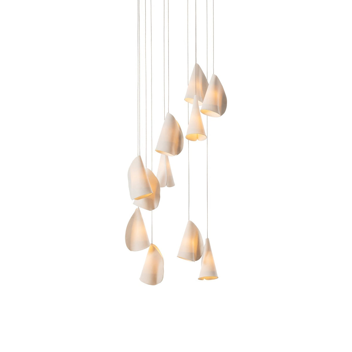 Olshaion geometrisk keramisk taklampa