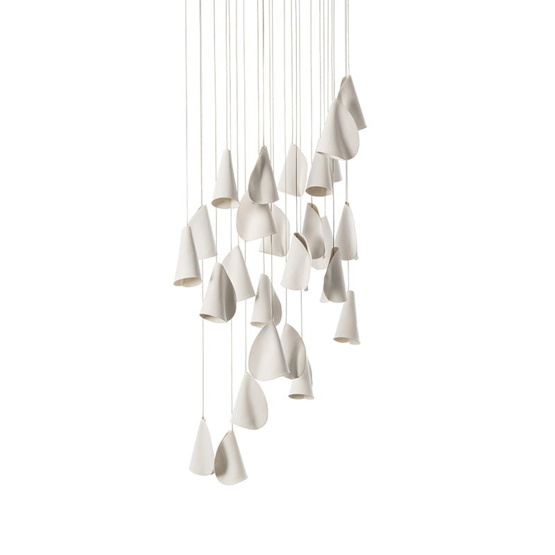 Olshaion geometrisk keramisk taklampa