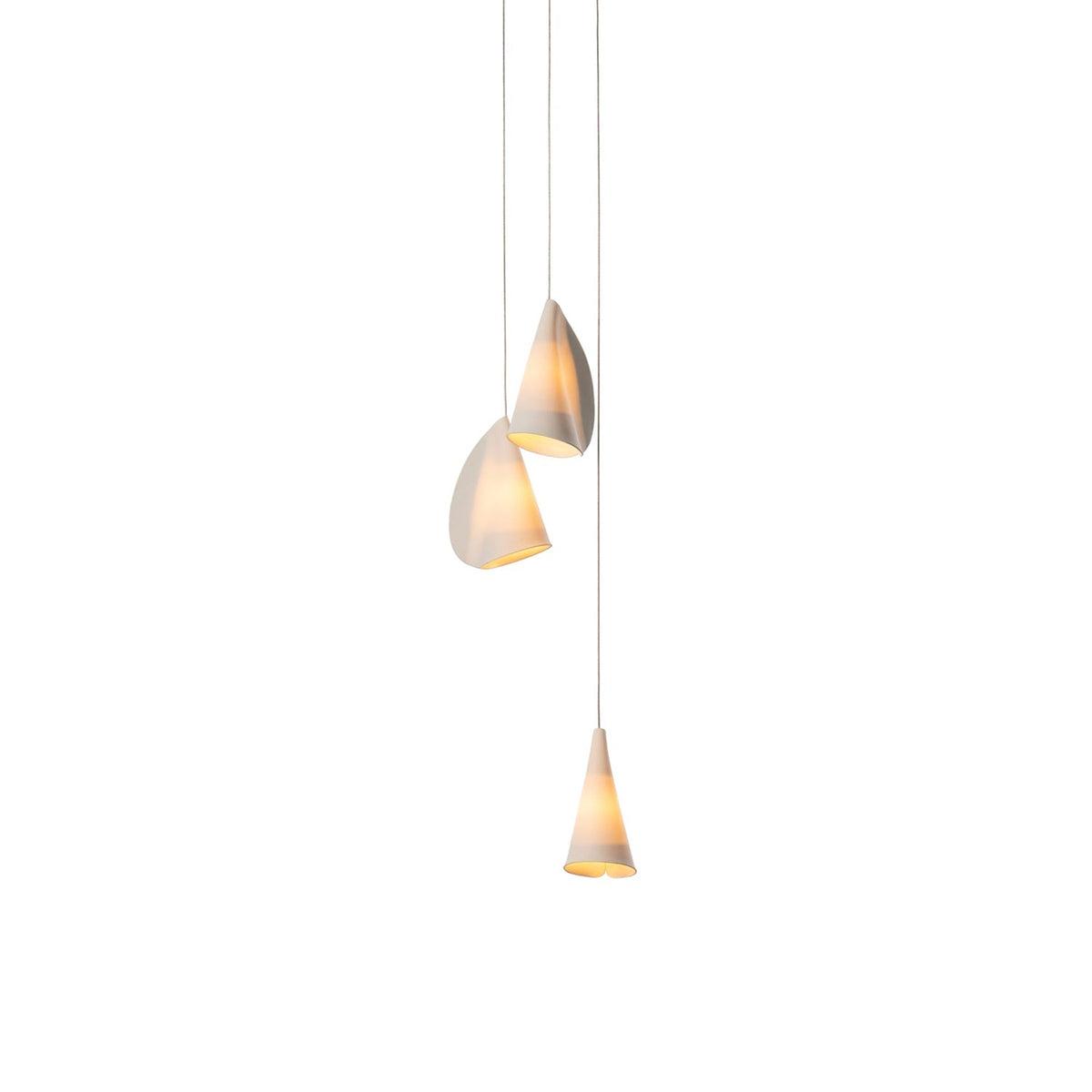 Olshaion geometrisk keramisk taklampa
