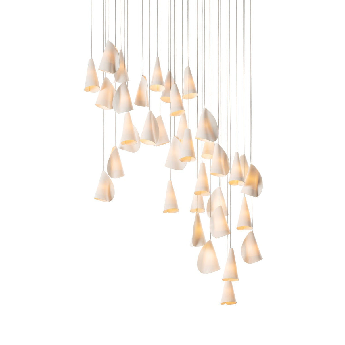 Olshaion geometrisk keramisk taklampa