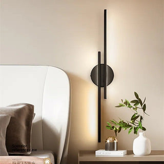 Alana Modern Skiva/Linjär LED Vägglampa Metall/Akryl Svart/Vit Vardagsrum/Sovrum