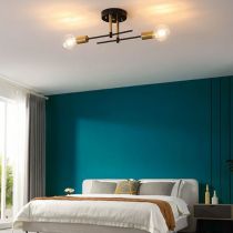 Valentina Plafond Globe Modern, Metall/Glas, Balck, Matsal