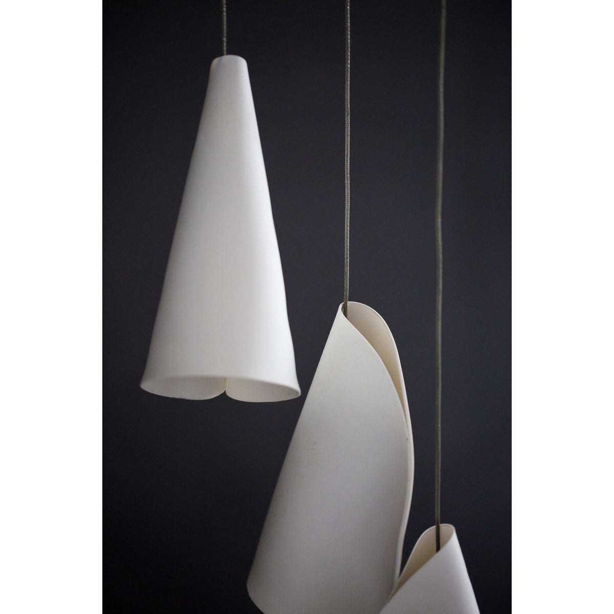 Olshaion geometrisk keramisk taklampa