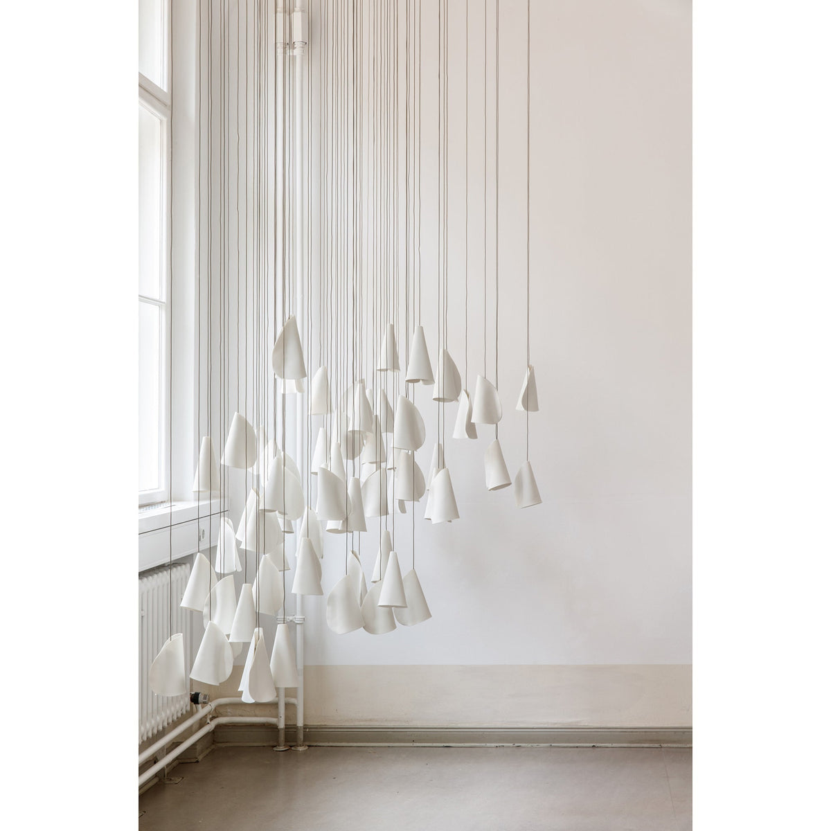 Olshaion geometrisk keramisk taklampa