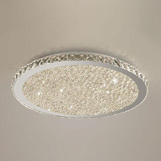 Alana Modern Lyxig Rund Glas Metall Taklampa Sovrum Vardagsrum