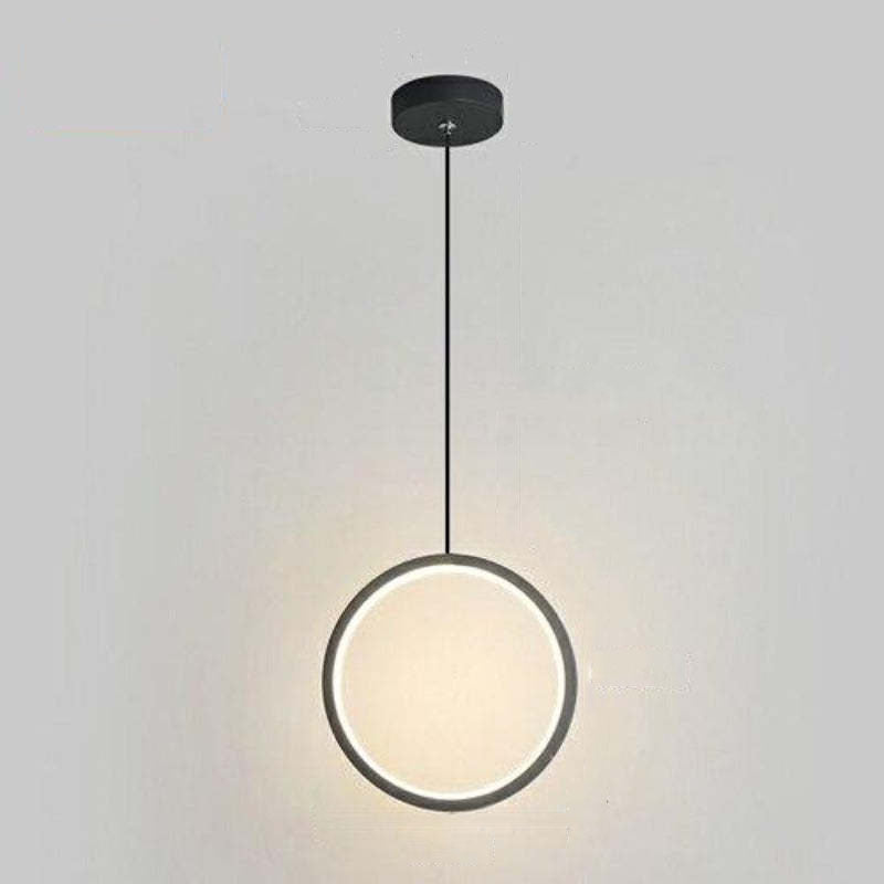 Kori modern svart/vit LED-pendellampa för vardagsrum