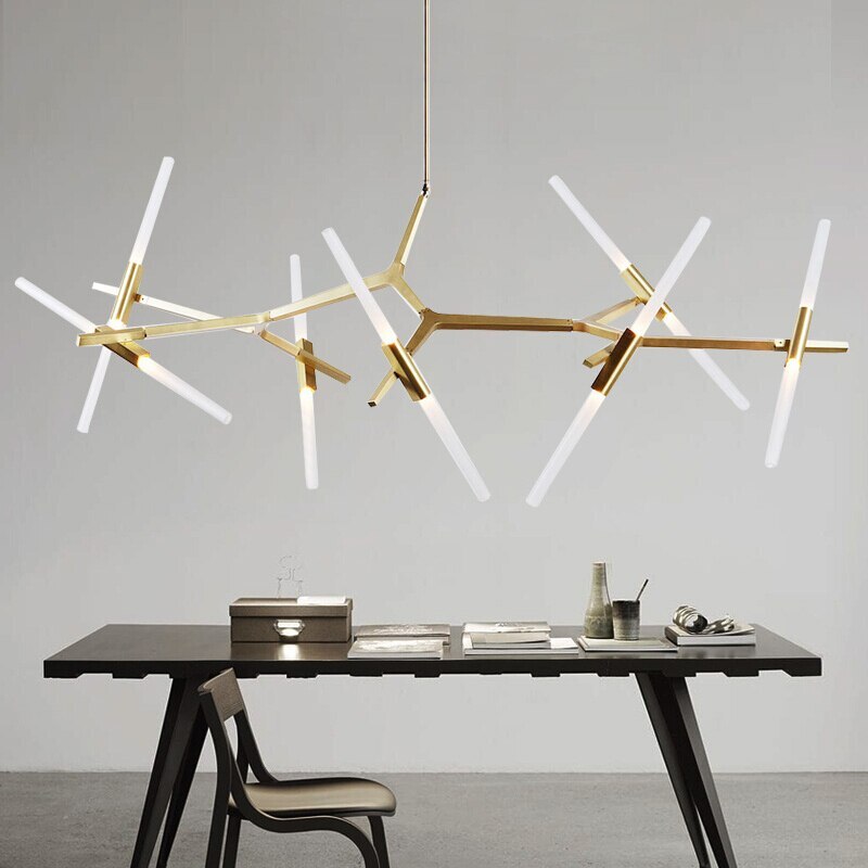 Arisha modern roterbar pendellampa, 2 färger