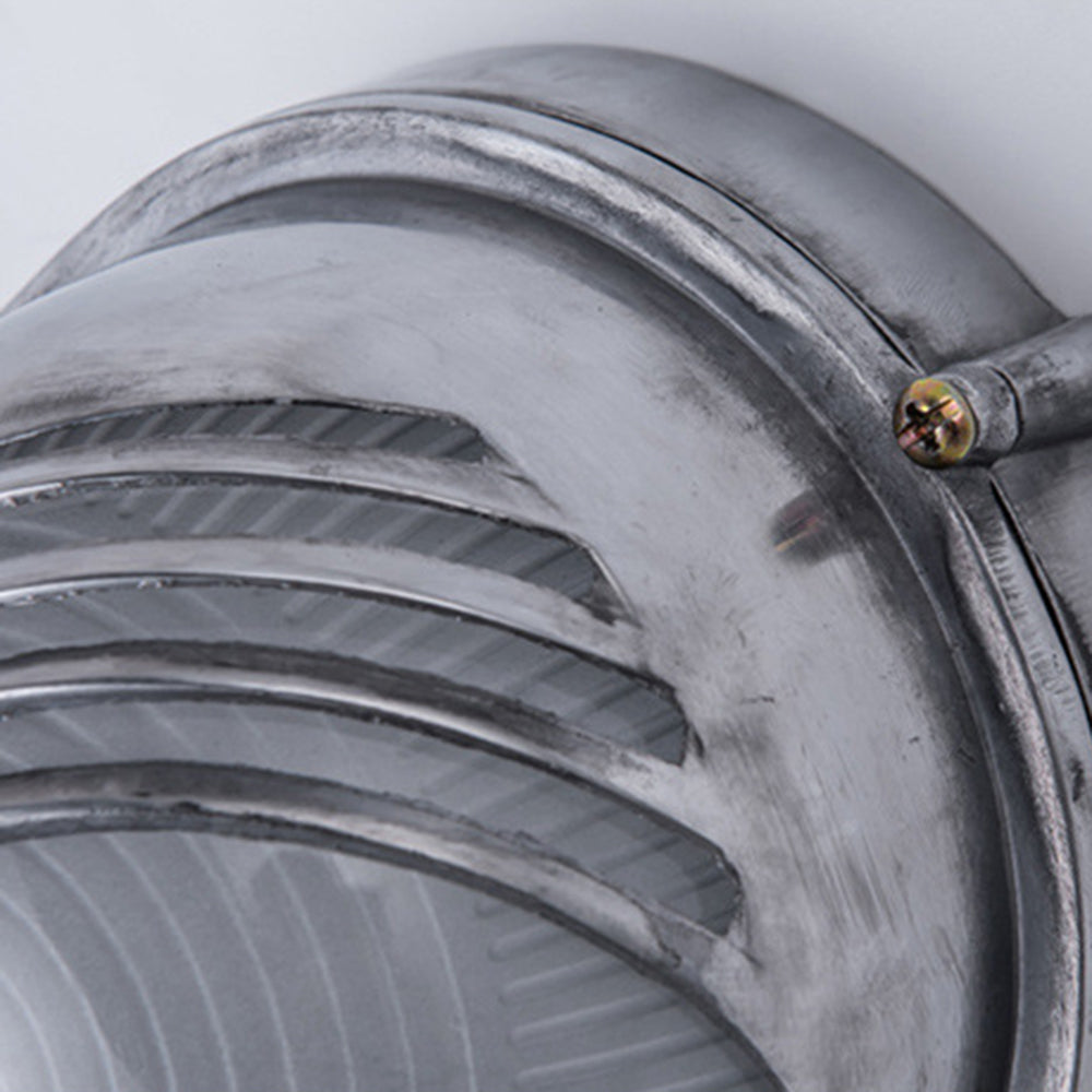 Wyre-geometrinen moderni metallinen ja lasinen ulkoseinävalaisin