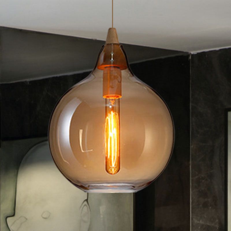 Sorvex Pendant Light Amber Glass
