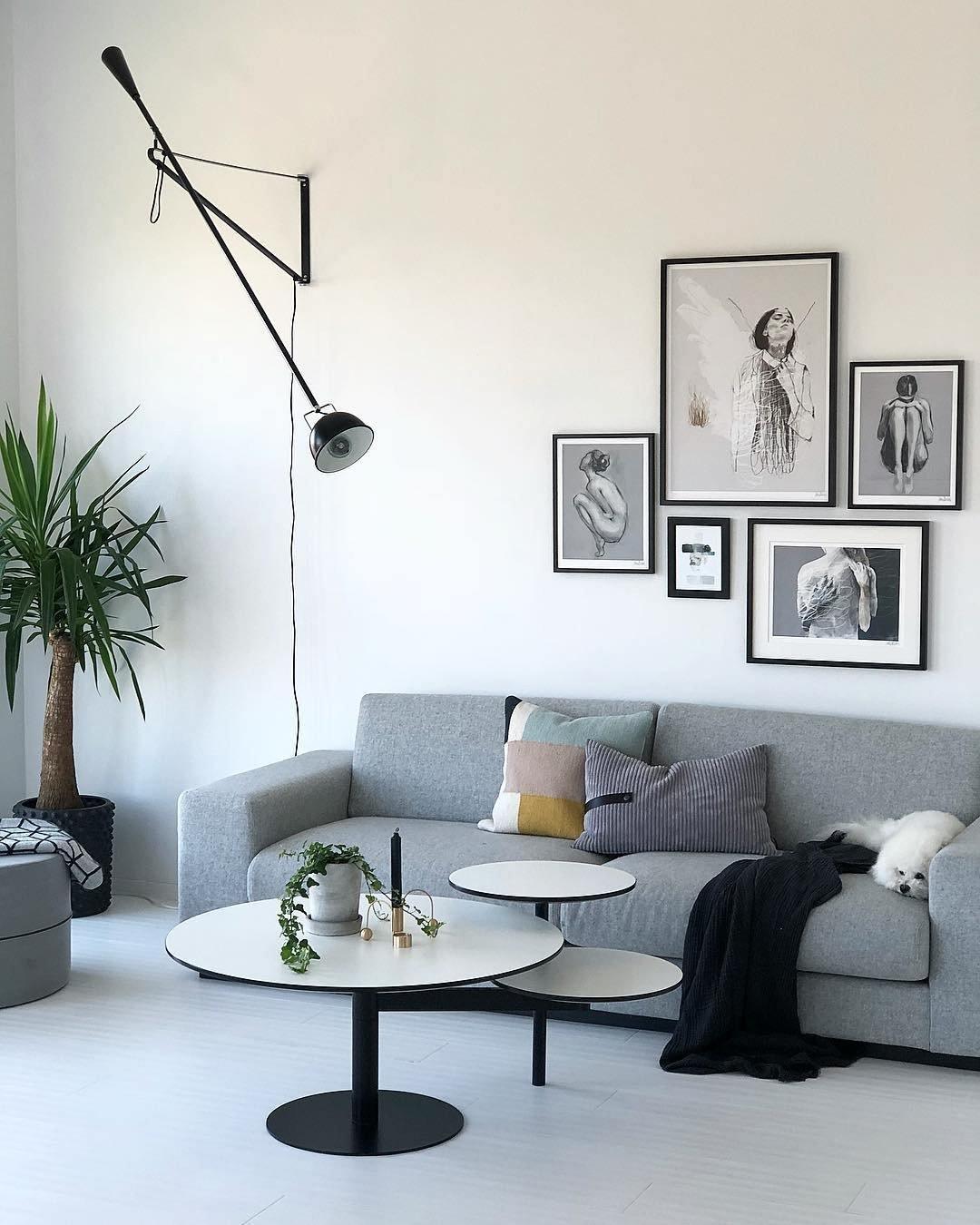 Candeeiro de parede moderno minimalista com braço longo Cid