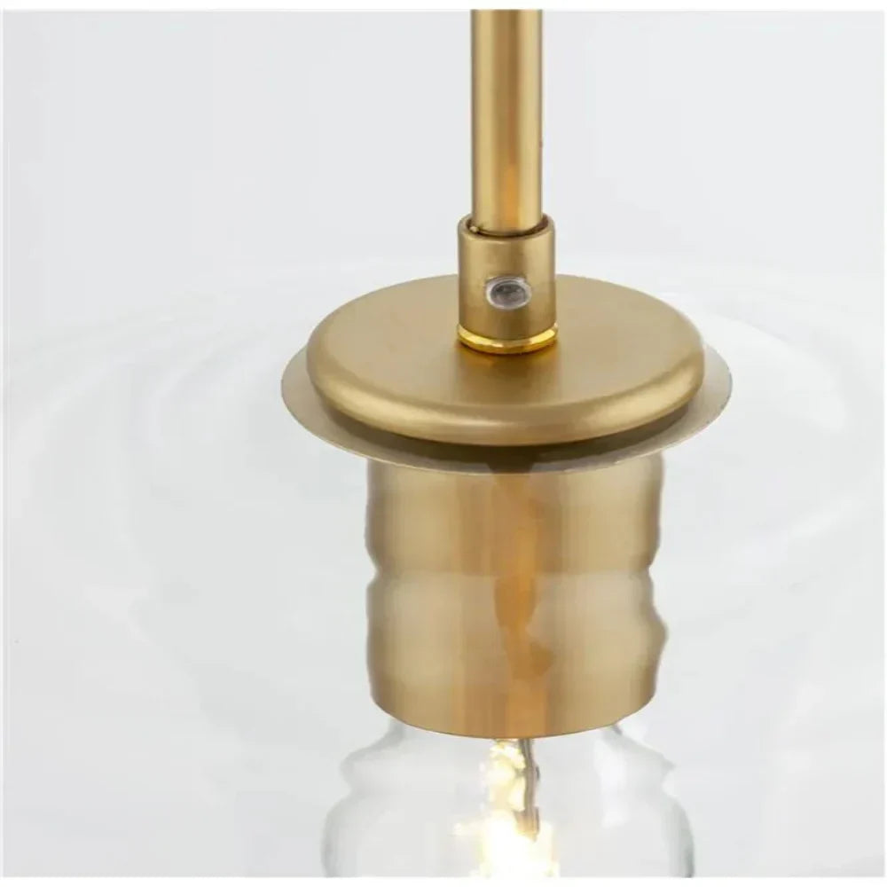 Virelo Pendant Light Glass Clear/Amber Diamond
