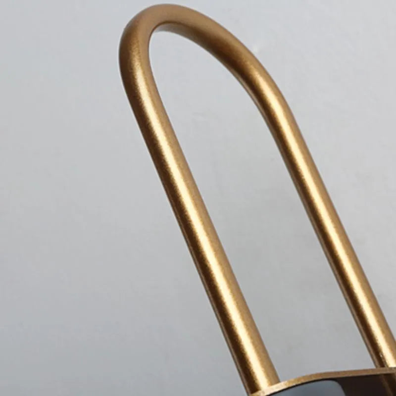 Valentina vintage metalvæglampe med hornform, stue/soveværelse/badeværelse