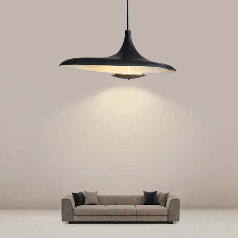Arisha Modern Minimalist ResinCreative Pendant Light, Black/White
