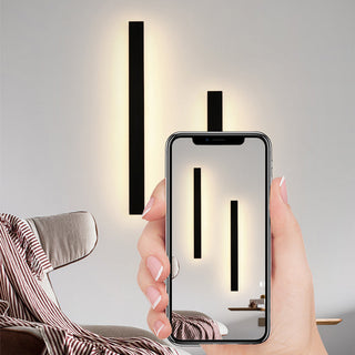 Edge Minimalistisk Linjär Metall Vägglampa Utomhus Balkong
