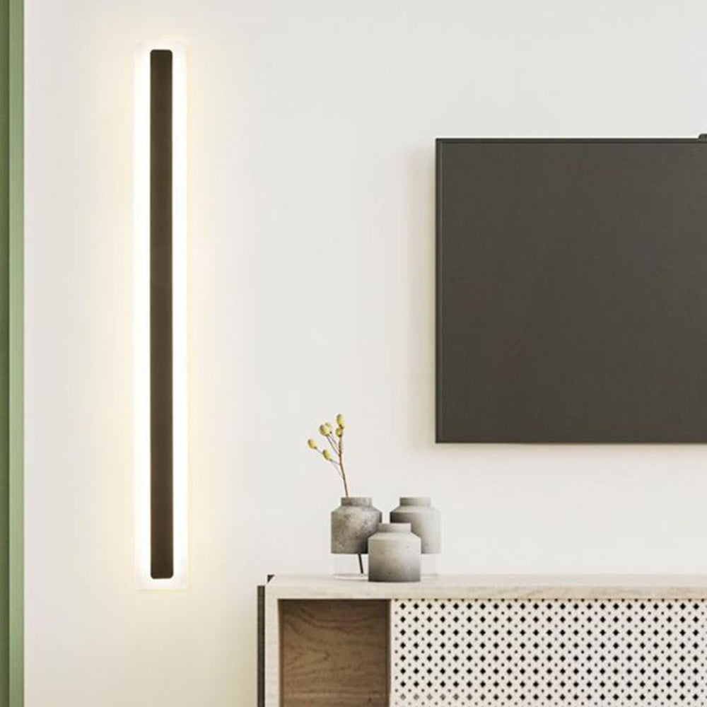 Arisha minimalistisk linjär lampa i metall/vägglampa, badrum