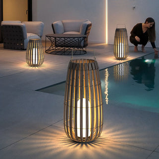 Orr Design Solcell Rotting Glas LED Golvlampa Utomhus Trädgård