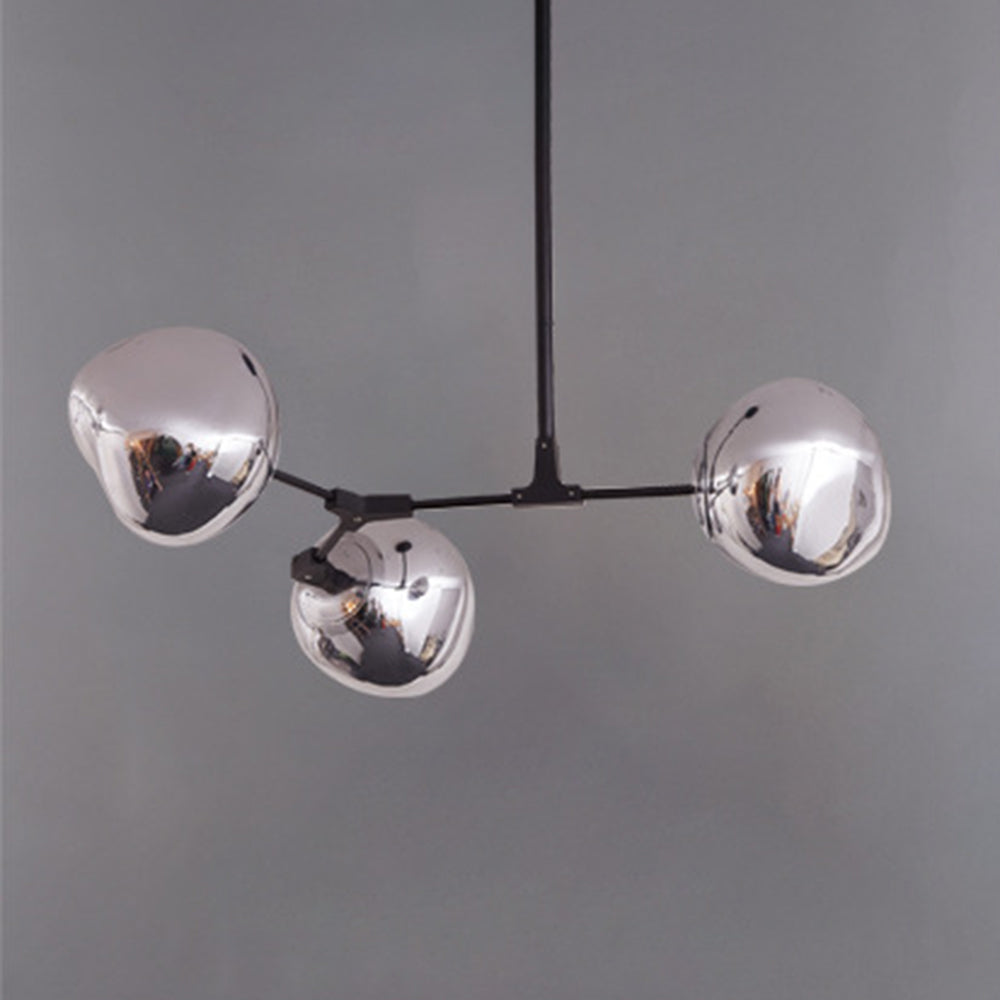 Arisha moderne globuslava-loftlampe med 3 pendler