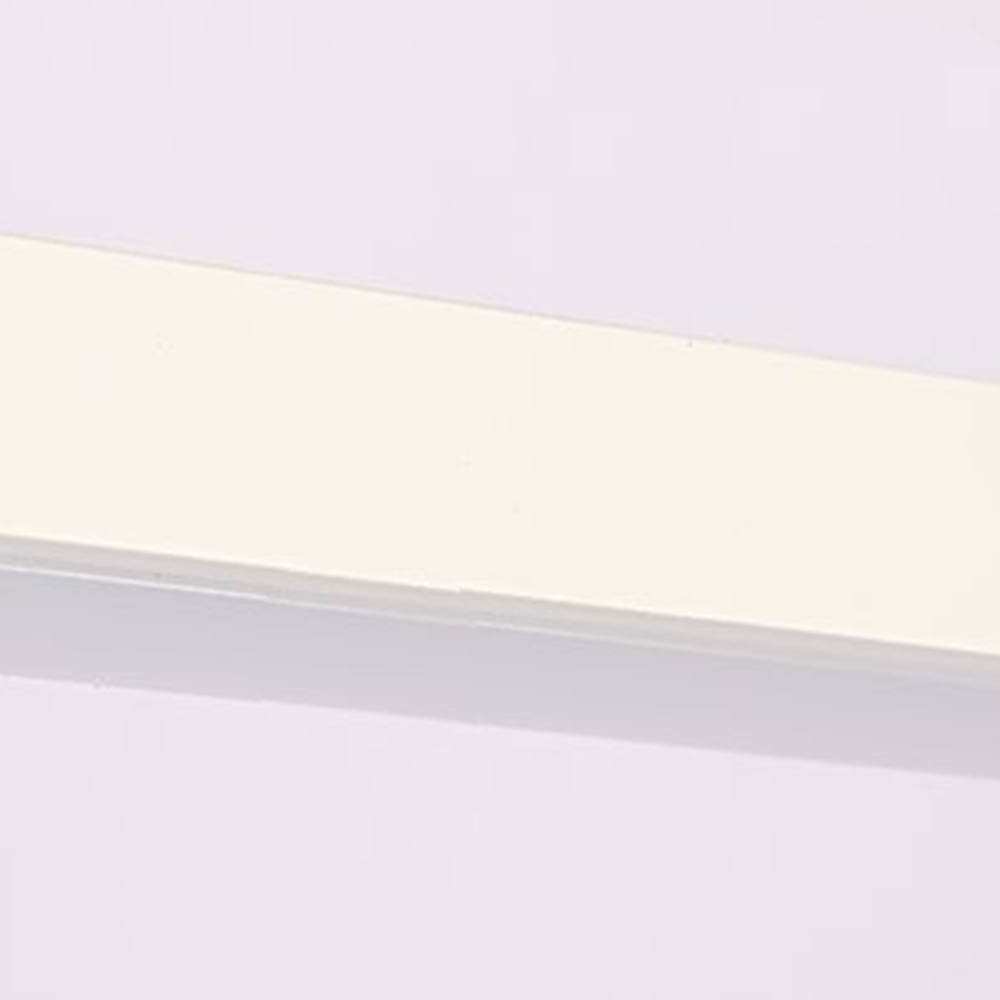 Arisha Minimalist Linear Mirror Front Wall Lamp, White