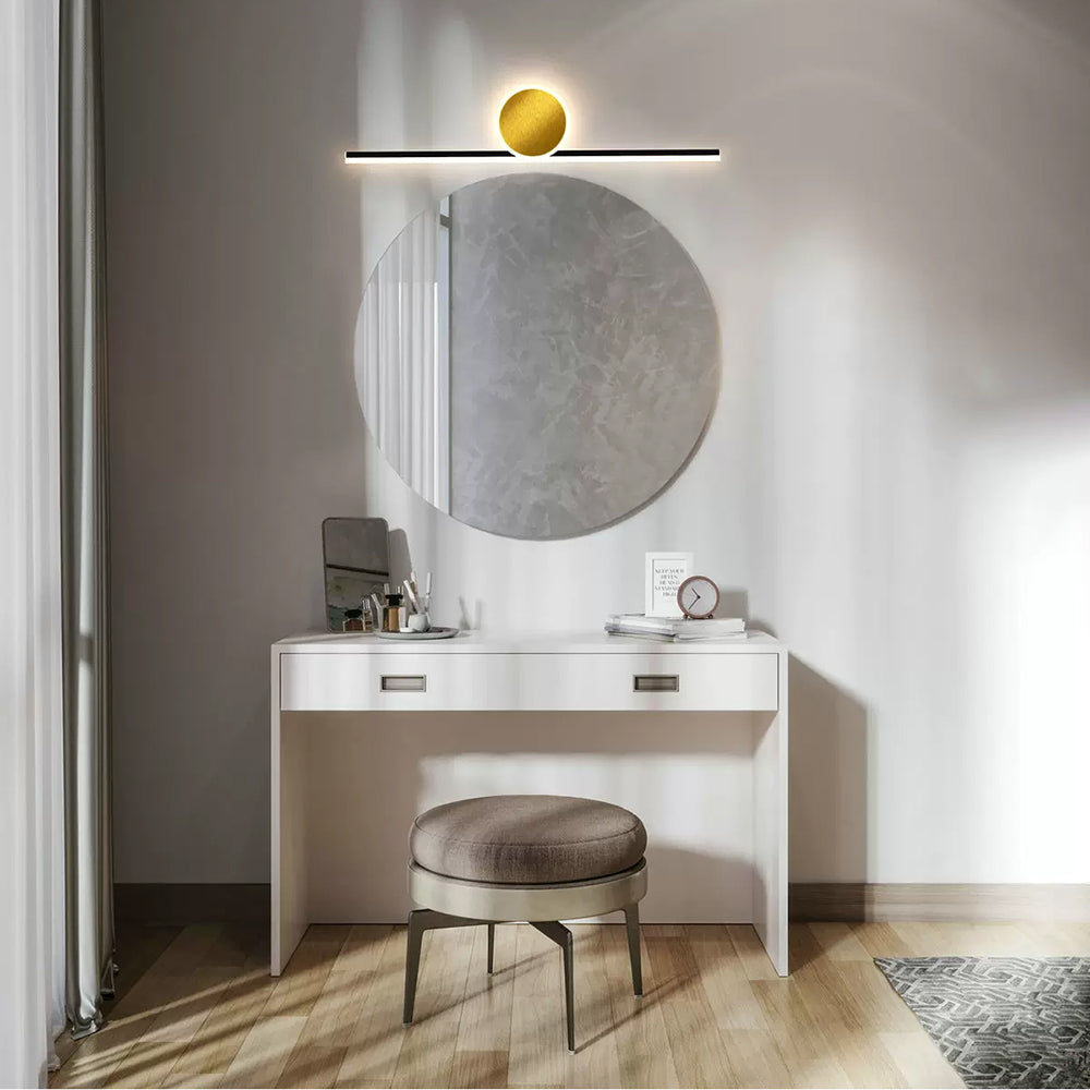 Arisha Modern Simple Circular Line Gold Wall Lamp