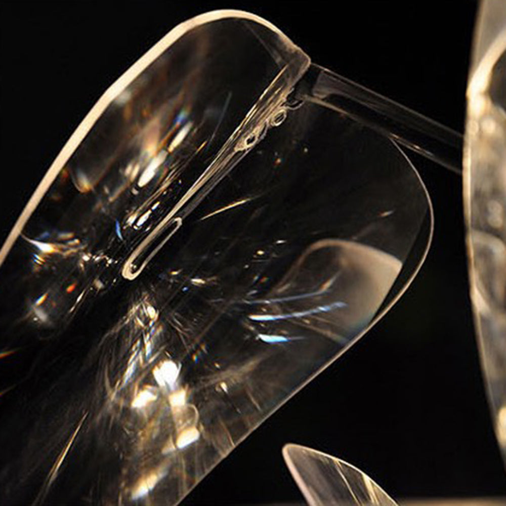 Arisha unik diamantformad blomlampa i metall, vardagsrum