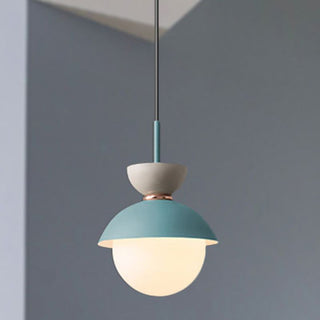 Morandi Modern LED Pendellampa Glob Rosa/Grå/Ljusblå/Navy Metall/Glas Matsal/Vardagsrum/Kök