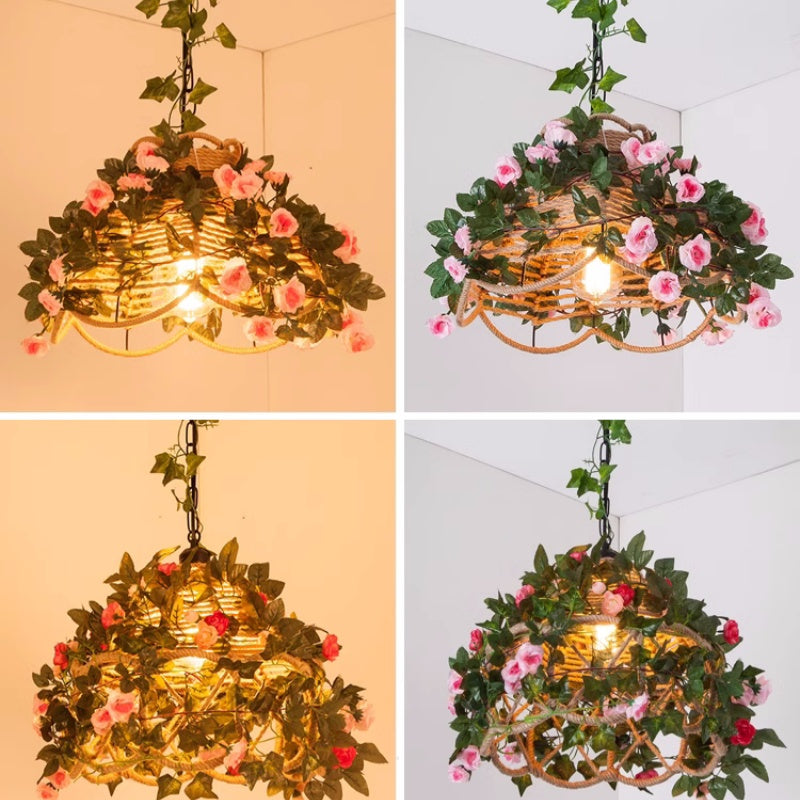 Arisha retro LED-pendellampa – restaurang/sovrum